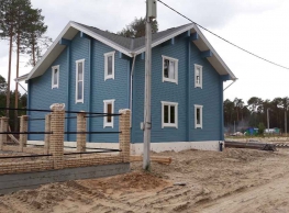 Дом из профилированного бруса в ХМАО г. Сургут